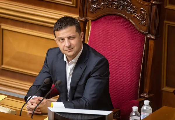 Ukrayna Devlet Başkanı Volodymyr Zelensky — Stok fotoğraf