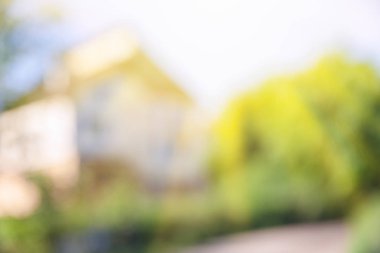 Sokakların defocused görüntüsü