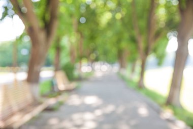 Sokakların defocused görüntüsü