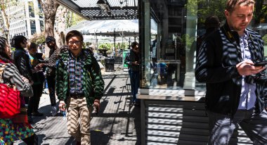 Manhattan sokak sahne, Nyc