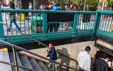 Manhattan sokak sahne, Nyc