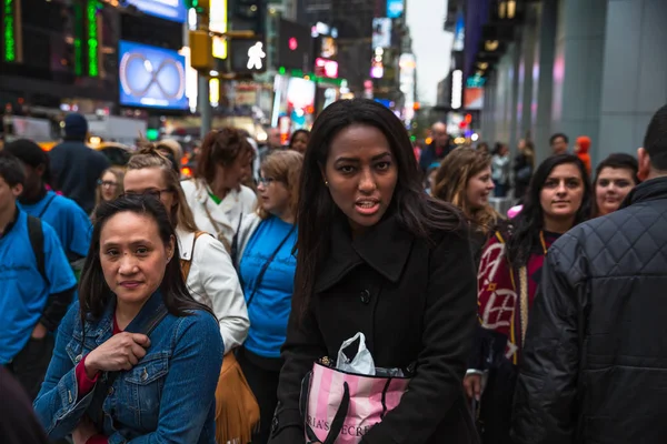 Cena de Manhattan Street, NYC — Fotografia de Stock