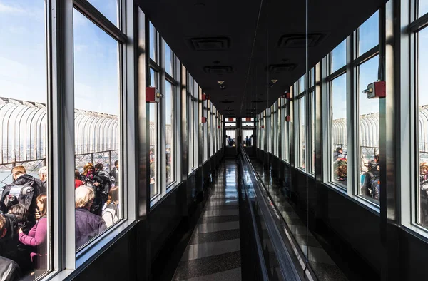 Observation deck of Empire State Building — Stock Photo, Image