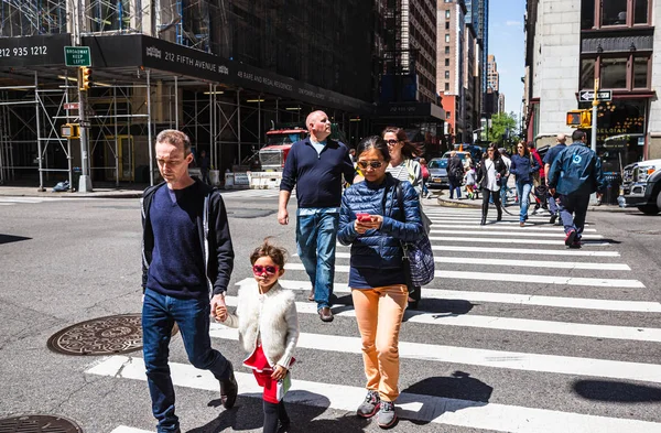 Manhattan street scene, Nueva York —  Fotos de Stock