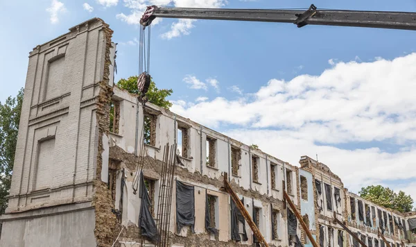 Demolice staré budovy — Stock fotografie