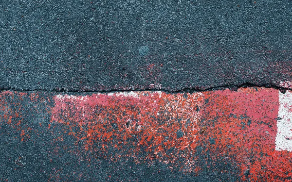 Abstract composition on the asphalt — Stock Photo, Image