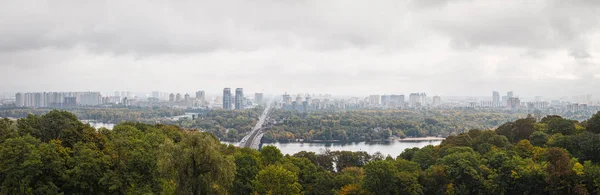 Київська міська панорама, Україна — стокове фото