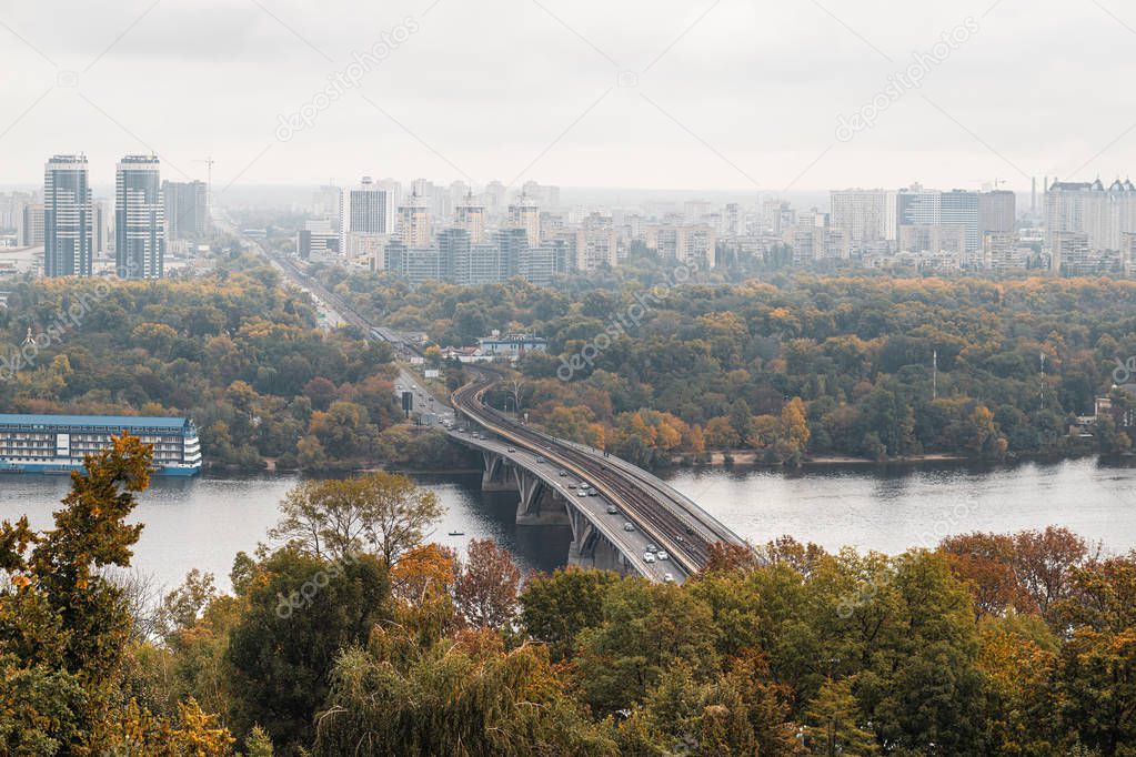 Kyiv city panorama, Ukraine
