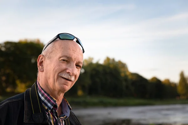 Portrait of an old man — Stock Photo, Image