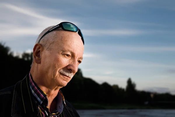 Portrait of an old man — Stock Photo, Image