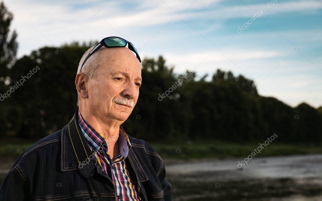 Portrait of an old man