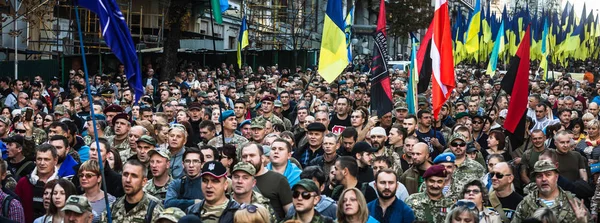 Акции протеста на площади Независимости в Киеве — стоковое фото