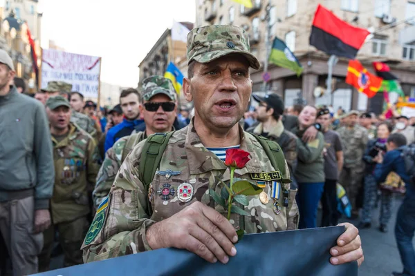 Protester mot Självständighetstorget i Kiev, Ukraina — Stockfoto