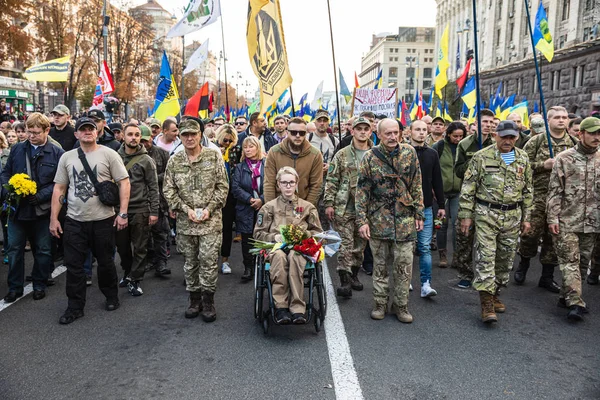 Protesty na náměstí Nezávislosti v Kyjevě na Ukrajině — Stock fotografie