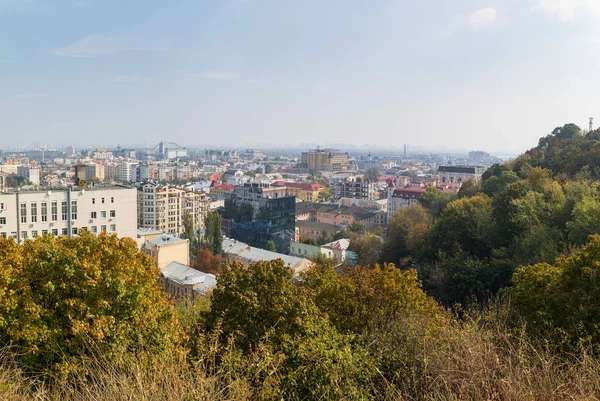 Cityscape of Podol District of Kyiv — стокове фото