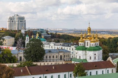Ukrayna 'nın başkentinde eski ve modern mimari