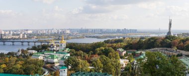 Aerial view on Kyiv city