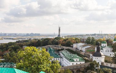 Aerial view on Kyiv city