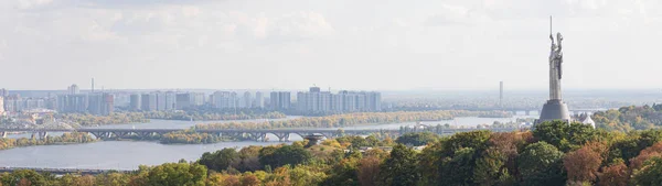 Vista aérea de la ciudad de Kiev —  Fotos de Stock