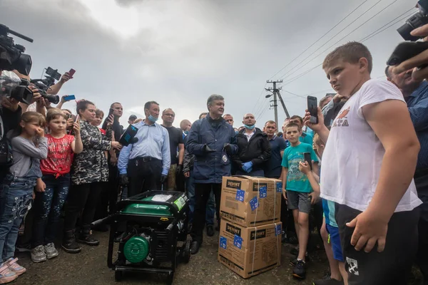 Reg Cárpatos Ucrânia Junho 2020 Inundação Catastrófica Nas Regiões Ocidentais — Fotografia de Stock
