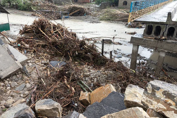 Karpaten Oekraïne Juni 2020 Catastrofale Overstromingen Westelijke Regio Van Oekraïne — Stockfoto