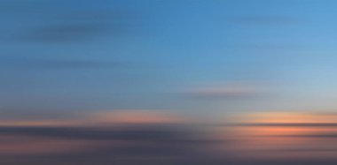 Bulanık doğa arkaplanı. Hareket eden bulutlar bulanıklaşıyor. Tasarım ve şablonlar için arkaplan