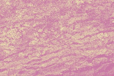 Soyut eski ağaç kabuğu arkaplanı. Pembe ve sarı renkli resim 