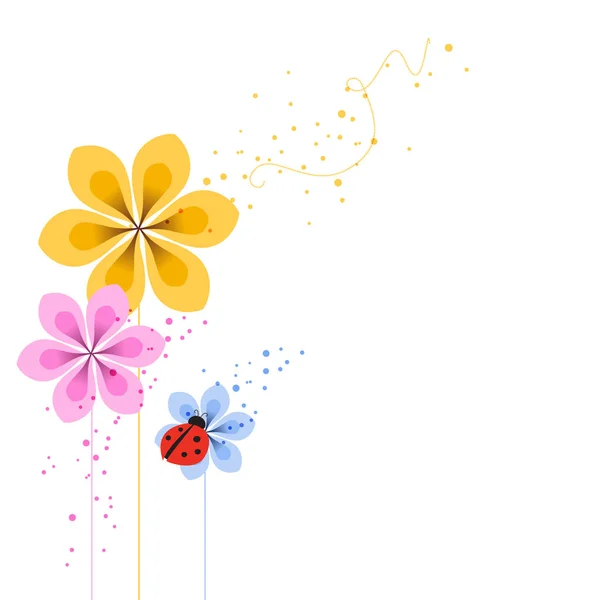 Διάνυσμα Φόντο Παστέλ Λουλούδια Eps — Διανυσματικό Αρχείο