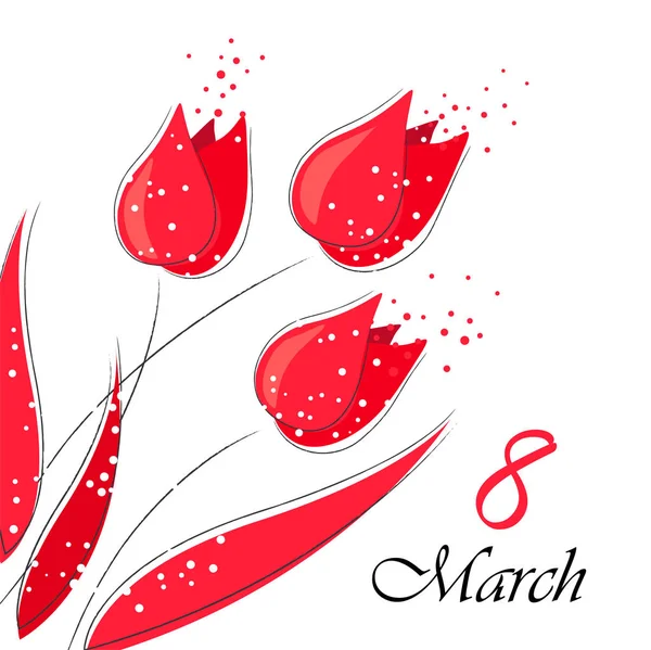 Vektör arka plan için 8 Mart (kadınlar günü)