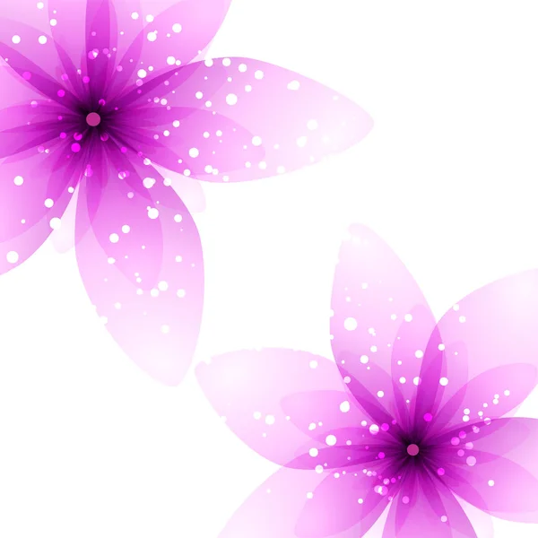 Vektorový pozadí s barevnými květy — Stockový vektor