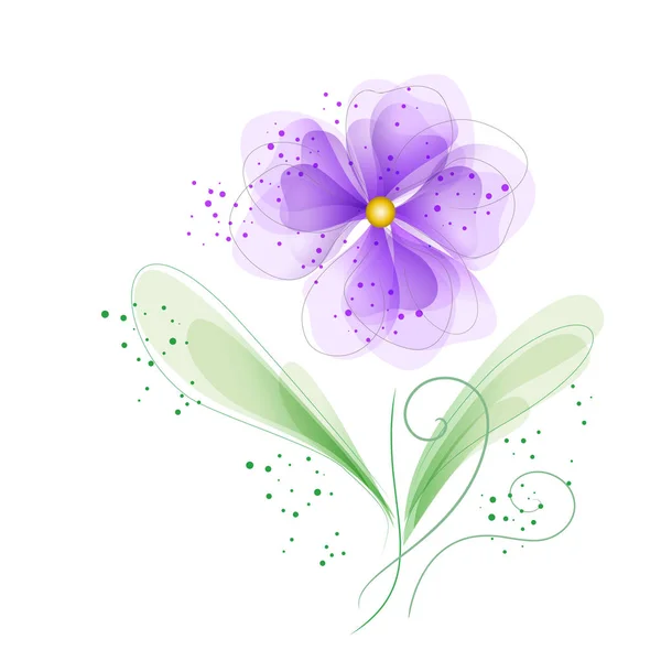 Çiçekler 915 ile vektör arkaplanı — Stok Vektör