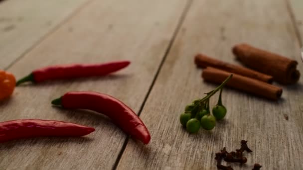 Asiatico Curry Tagliatelle Con Sfondo — Video Stock