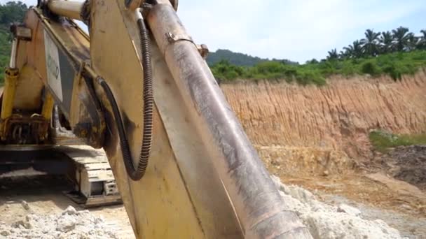 Operação Mina Areia Após Desmatamento — Vídeo de Stock