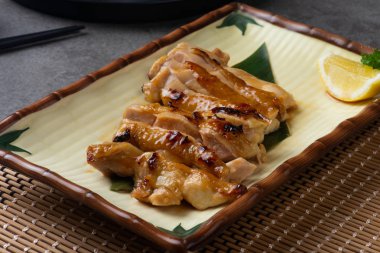 ızgara Teriyaki tavuk plaka 