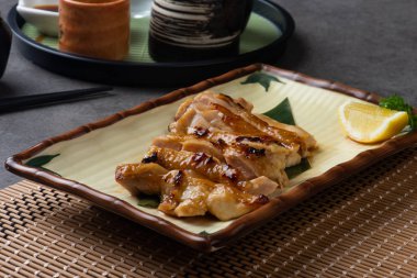 ızgara Teriyaki tavuk plaka 