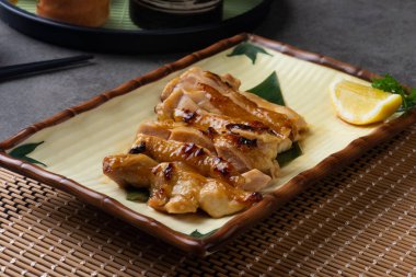 ızgara Teriyaki tavuk plaka 