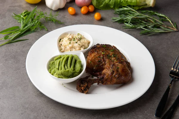 Bistecca Pollo Alla Griglia — Foto Stock