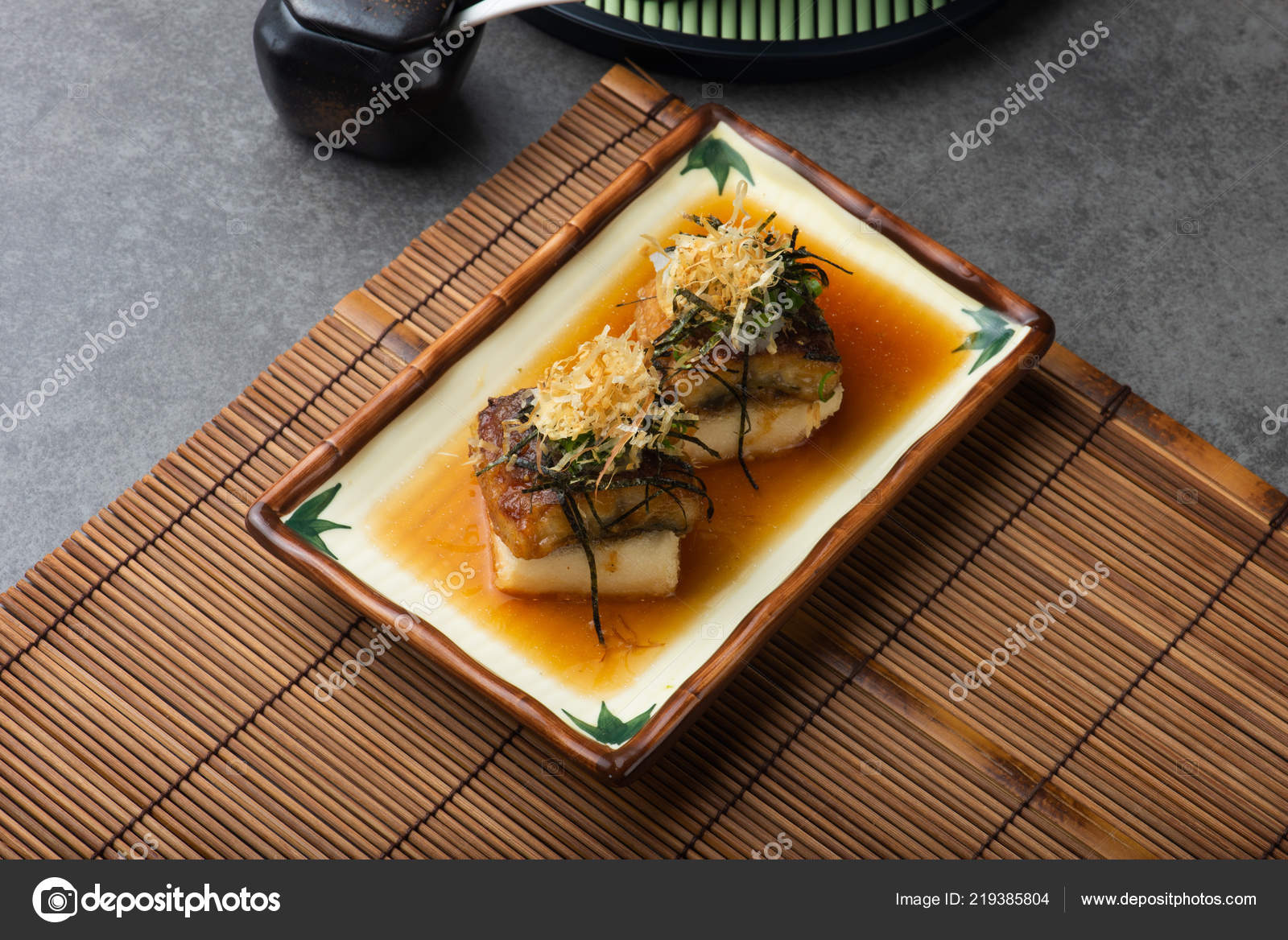 Japanese Tofu Unagi Eel Stock Photo by ©yuliang11 219385804