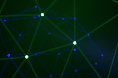 fütüristik şekil soyut kavram, 3d render