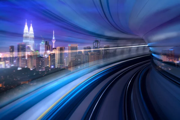 Kuala Lumpur Morden City Smart Transportation Concept Photo — Stock Photo, Image