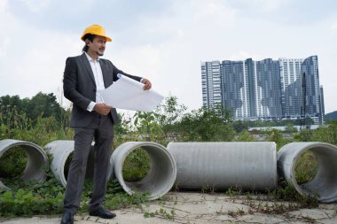 planları ile Arap mühendisi