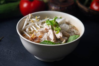 erişte çorbası erişte bakso, geleneksel malay tarzı