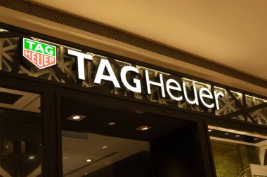 Kuala Lumpur, Malezya - Kas 5 2018 : Tag Heuer alışveriş merkezi, Bukit Bintang
