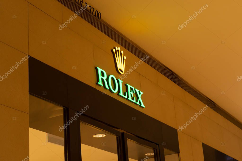 Kuala Lumpur, Malaysia - Nov 5 2018 : Rolex shop at Pavilion shopping mall, Bukit Bintan