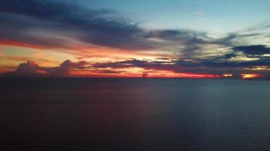 Sunset Beach, uçağın shot malacca boğazlar