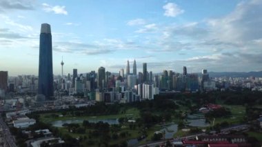 kuala lumpur şehir, Malezya görüntülerini havadan görünümü