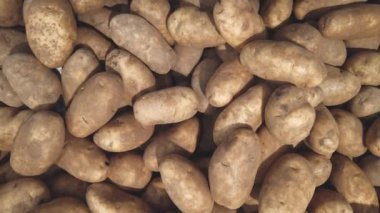 patates piyasa üzerinde satış yakın çekim görüntüleri