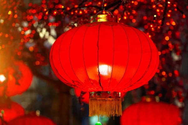 Close Shot Chinese New Year Lanterns China Town — Stock Photo, Image