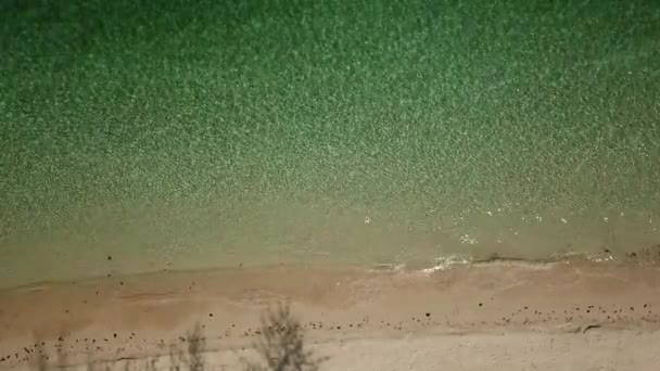 Natursköna Bilder Vackra Havet Med Turkos Vatten — Stockvideo