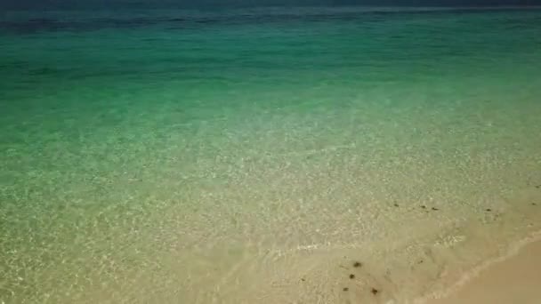 Schilderachtige Beelden Van Prachtige Kust Met Turquoise Water — Stockvideo